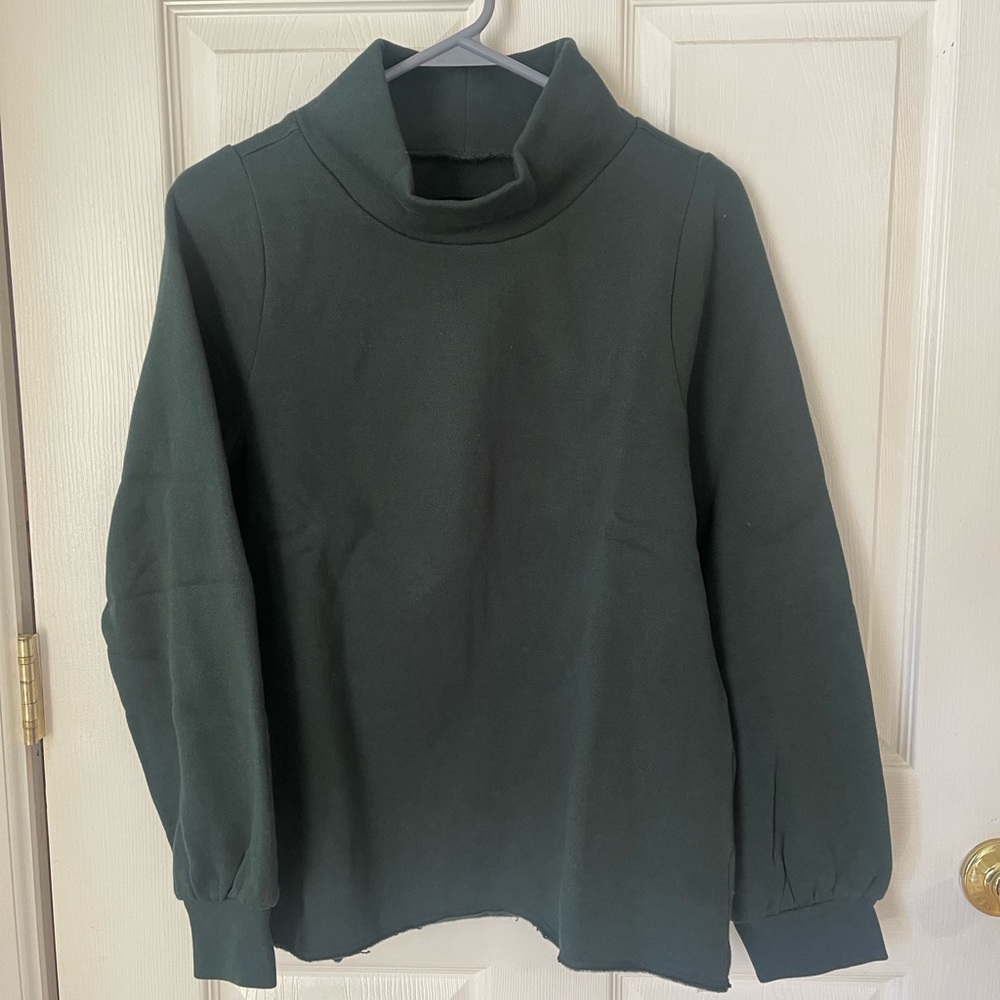 Madewell Womens turtleneck sweatshirt